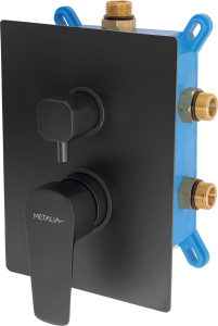Novaservis Podomítková baterie s boxem 3 vývody, METALIA 58 BOX58051RX,5
