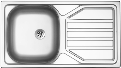 Nerezový dřez Sinks OKIO 780 M 0,5mm matný RDOKM7804355M
