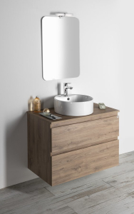 Aqualine ALTAIR umyvadlová skříňka 77, 5x60x45cm, dub emporio AI380
