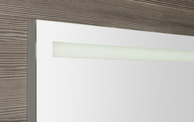 Sapho BRETO zrcadlo s LED osvětlením a policí 80x60, 8cm BT080