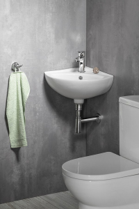 Aqualine LUIGI keramické umývátko rohové 34x34 cm, bílá FS161