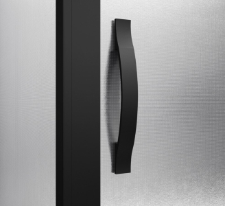 Gelco SIGMA SIMPLY BLACK obdélníkový sprchový kout 1000x900 mm, L/P varianta, rohový vstup, sklo Brick GS2410B-03