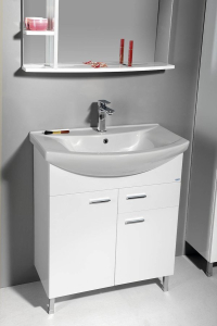 Aqualine ZOJA umyvadlová skříňka 71, 5x74x34cm, bílá 51075A