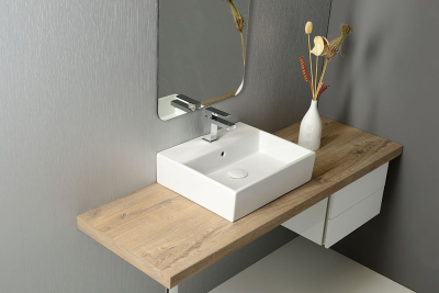 Isvea PURITY keramické umyvadlo 50x42cm, bílá 10PL50050