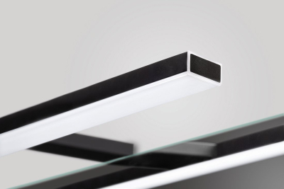 Sapho ESTHER 2 LED svítidlo, 6 W, 280x14x107 mm, IP44, černá E27679CI