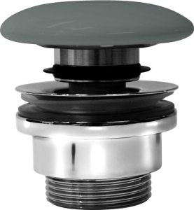 GSI GSI umyvadlová výpust 5/4“, click-clack, keramická zátka, 5-65mm, agave mat PCS04