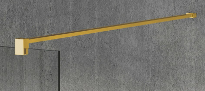 Gelco VARIO GOLD MATT jednodílná sprchová zástěna k instalaci ke stěně, matné sklo, 1300 mm GX1413-01