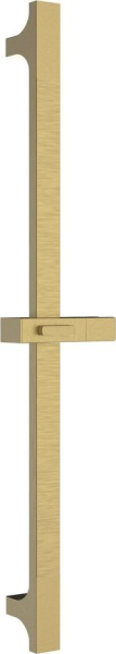 Sapho Sprchová tyč, posuvný držák, hranatá, 680mm, ABS/zlato mat 1206-07GB
