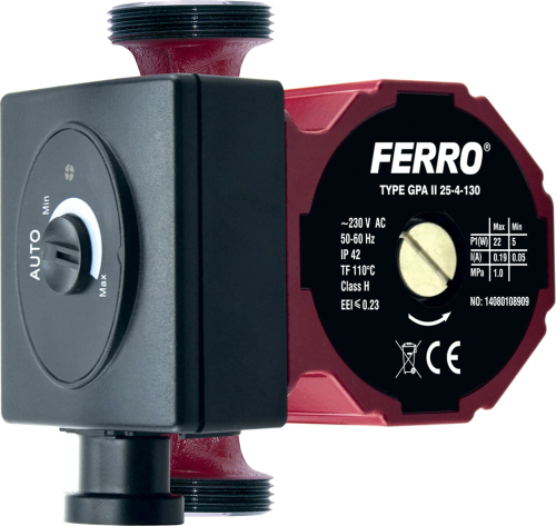 Novaservis Oběhové elektronické čerpadlo Ferro 25-40/130mm 0603W