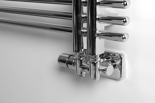 Sapho TWIN COMBI připojovací sada ventilů termostatická pro středové připojení, levá, chrom CP5012S