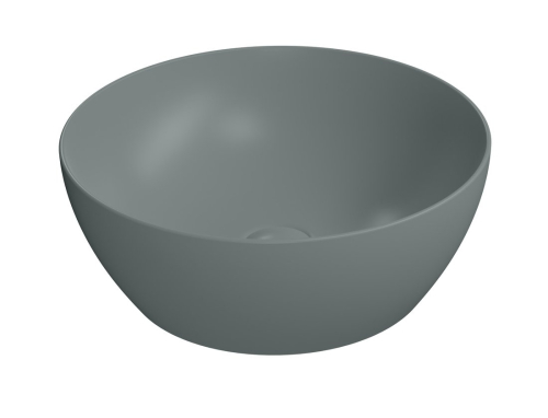GSI PURA keramické umyvadlo na desku, průměr 42cm, agave mat 885104