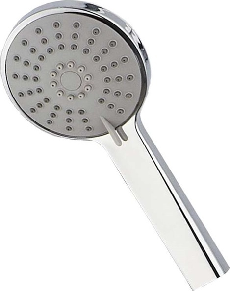 Mereo Sprchový set Sonáta s tyčí, hadicí, ruční a talíř. kulatou sprchou, šedá CB60101SP