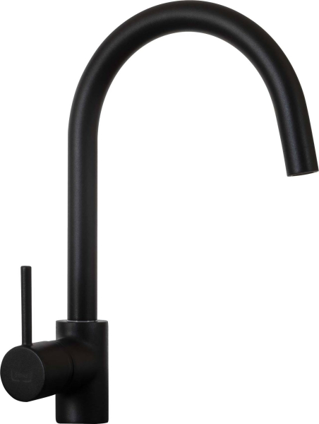Granitový dřez Sinks LINEA 600 Metalblack + Vitalia černá matná G1574