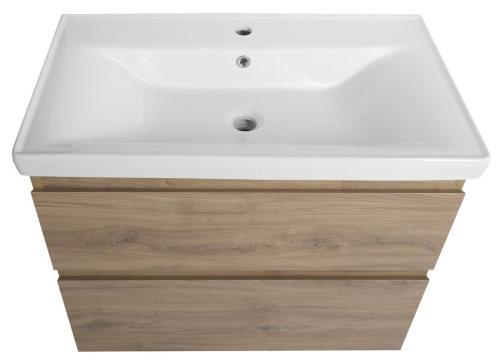 Aqualine ALTAIR umyvadlová skříňka 77, 5x60x45cm, dub emporio AI380