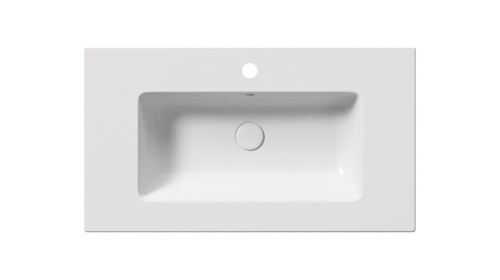 GSI PURA keramické umyvadlo Slim 82x46cm, bílá mat 8885109