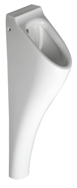 Kerasan AQUATECH urinál na postavení se zakrytým přívodem vody 21x92, 5x30 cm, včetně sifonu, bílá 373001