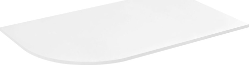 Sapho PULSE deska Rockstone 757x12x462mm, pravá, bílá mat BM760-0101