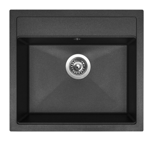 Granitový dřez Sinks SOLO 560 Granblack + ELKA Černá matná G23930