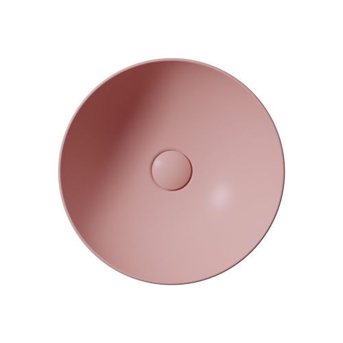 GSI PURA keramické umyvadlo na desku, průměr 40cm, blush mat 884624