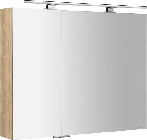 Sapho MIRRÓ galerka s LED osvětlením, 90x70x16cm, dub alabama MC090-0022