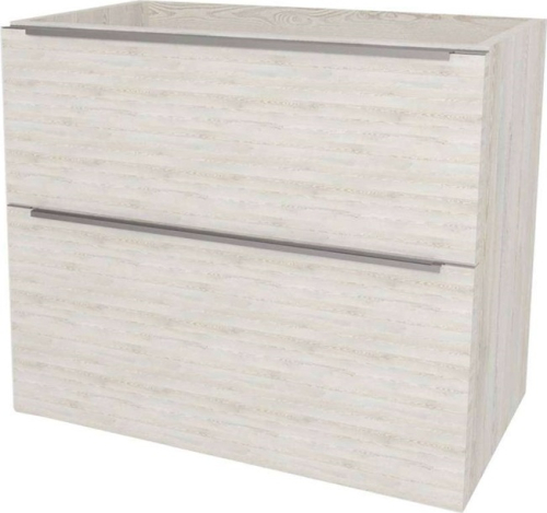 Mereo Mailo, koupelnová skříňka 81 cm, chrom madlo, Multidecor, White Loft Pine CN591SWLP1