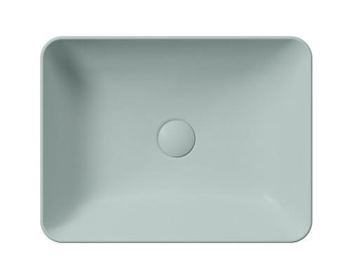 GSI SAND/NUBES keramické umyvadlo na desku 50x38cm, ghiaccio mat 903715