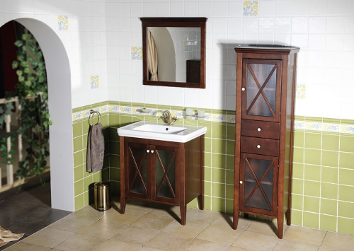 Sapho Koupelnový set CROSS 75, buk KSET-014