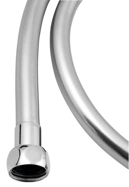Sapho SOFTFLEX plastová sprchová hadice, 120cm, metalická stříbrná/chrom 1208-10