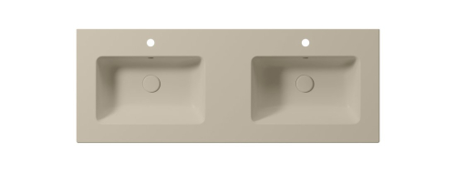 GSI PURA keramické dvojumyvadlo Slim 122x46cm, creta mat 8888108