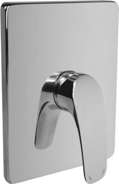 Mereo Sprchová podomítková baterie bez přepínače, Eve, Mbox, hranatý kryt, chrom CBV60105C