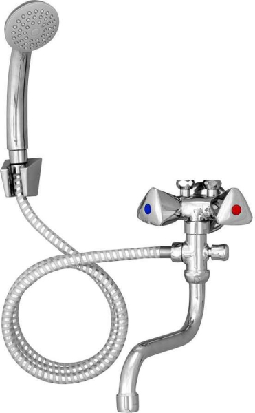 Mereo Baterie kombinovaná kohoutková se sprchou pro nízkotl. ohřívače, ramínko 30 cm, sprcha, hadice 2m CBS602012M