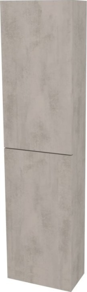 Mereo Aira, koupelnová skříňka 170 cm vysoká, levé otevírání, Multidecor, Chromix stříbrný CN794LNACST