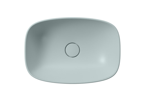 GSI NUBES keramické umyvadlo na desku 50x35cm, ghiaccio mat 978415