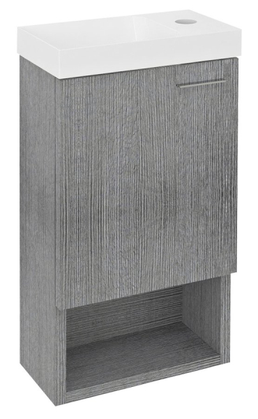 Sapho LATUS XI umyvadlová skříňka 30x53x16, 5cm, dub stříbrný LT711-1111