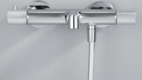 Sapho SOLARIS nástěnná vanová termostatická baterie, chrom WD010