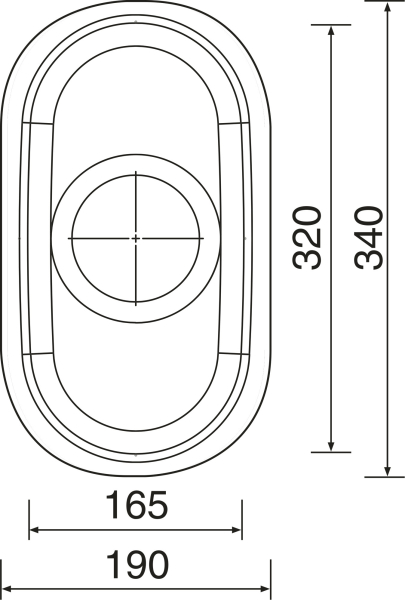 Nerezový dřez Sinks UNDERMOUNT 190 V 0,7mm matný STSUMM1903407V