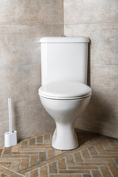 Aqualine CLIFTON rohové WC kombi, dvojtlačítko 3/6l, zadní/spodní odpad, bílá FS1PK