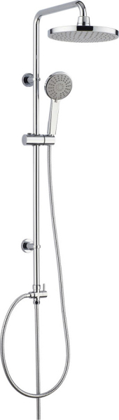 Mereo Sprchová souprava Lila-plastová hlavová sprcha a třípolohová ruční sprcha vč. sprch. baterie 150 mm CBEE609