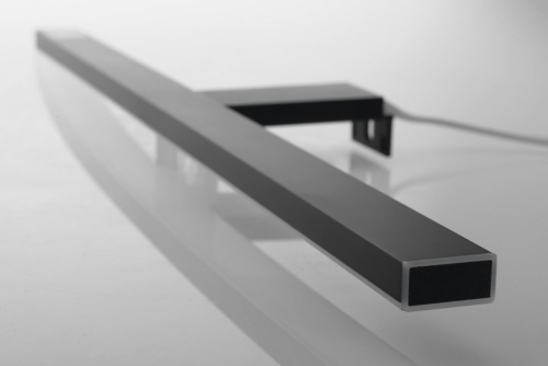 Sapho ESTHER 2 LED svítidlo, 8 W, 500x14x107 mm, IP44, černá E27586CI