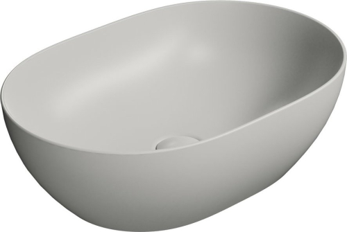 GSI PURA keramické umyvadlo na desku, 50x35cm, cenere mat 886017