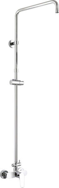 Mereo Nástěnná sprchová baterie Viana 150 mm se sprchovou tyčí bez příslušenství CBE60104S