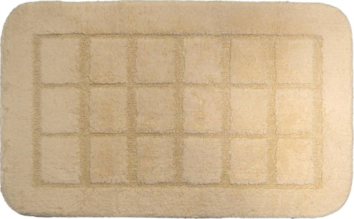 Ridder DELHI Koupelnová předložka 50x80cm s protiskluzem, 100% polyester, béžová 1712311