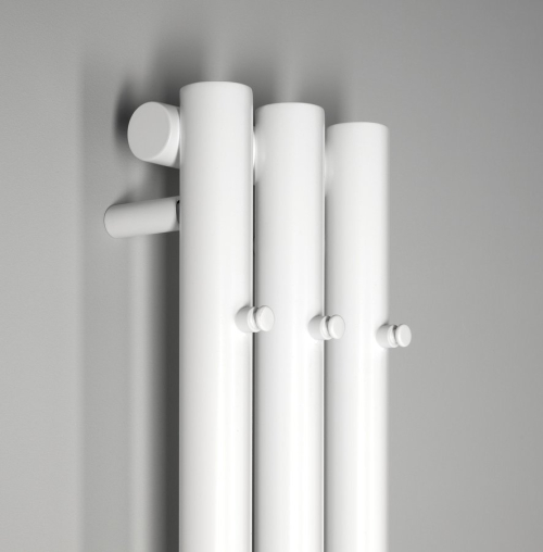 Sapho PILON otopné těleso 196x1800mm, se třemi háčky pro ručník, bílá mat IZ127T