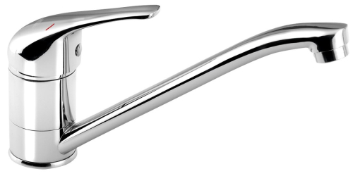 Bruckner HOFFER stojánková dřezová baterie, 221mm, otočné ramínko, chrom 424.050.1