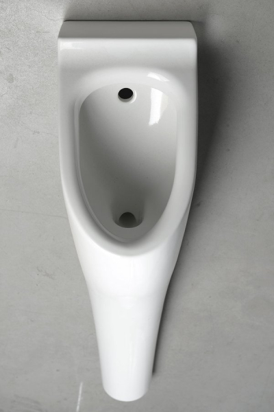 Kerasan AQUATECH urinál na postavení se zakrytým přívodem vody 21x92, 5x30 cm, včetně sifonu, bílá 373001