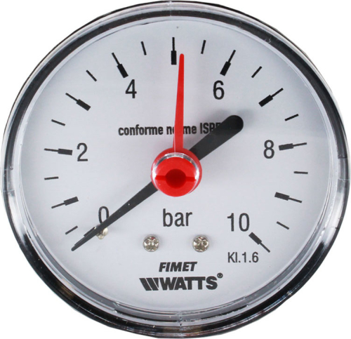 Klum Tlakoměr 63 mm, 0 - 10bar, zadní vývod 1/4" PR3014