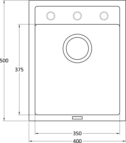 Granitový dřez Sinks CLASSIC 400 Metalblack + Flexia G8174