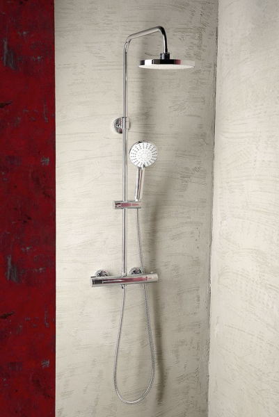 Aqualine LIGA sprchový sloup s termostatickou baterií, chrom SL533