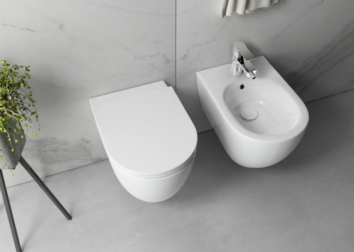 Isvea INFINITY bidet závěsný, 36, 5x53cm, bílá 10NF41001