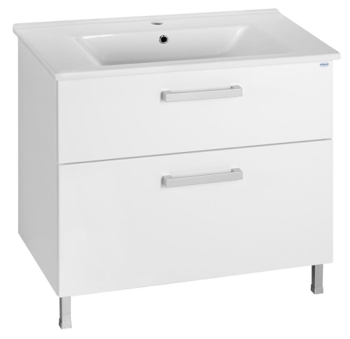 Aqualine ZUNO 85 keramické umyvadlo nábytkové 85x45cm, bílá 9085